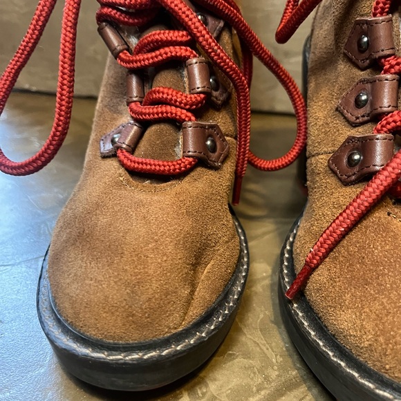 ALDO Hiking Fashion Boots with Red Laces Women’s size 6.5 - Picture 5 of 7